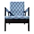 Vintage Armchair, Classic Design 3D model small image 2