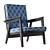 Vintage Armchair, Classic Design 3D model small image 13