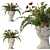  Contemporary Face Vase Decoration 3D model small image 3