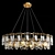 Crystal Metal Chandelier Collection 3D model small image 2