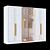 Nordik Style Wardrobe, 2800mm dimensions 3D model small image 1