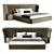 Luxury Vida Deluxe Bed 3D model small image 2