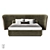 Luxury Vida Deluxe Bed 3D model small image 17