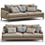 Modern Bellport Sofa 3D Model 3D model small image 1