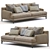 Modern Bellport Sofa 3D Model 3D model small image 2