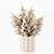 Pampas Bubble Pot Plant Display 3D model small image 2