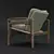 Renata Chair 2017 Sergio Rodrigues 3D model small image 3