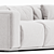  Coastal Chic Sand Sofa 3D model small image 3