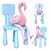 Smooth Flamingo Toy Set 3D model small image 3