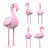 Smooth Flamingo Toy Set 3D model small image 5