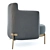 Modern Tape Armchair by Minotti 3D model small image 3