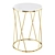 Luxury Modern Side Table with Underlight 3D model small image 1