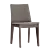 Sleek Fuchsia Dining Chair 3D model small image 1