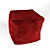 Boho Knit Pouf Ottoman 3D model small image 3