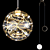 Glowing Ring & Orb Pendant Duo 3D model small image 1