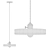 Industrial Concrete Pendant Lights 3D model small image 4