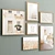 Modern Mixed Material Photo Frames 3D model small image 3