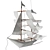 Ghost Ship 3D Model Kit 3D model small image 6