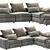 Refined Poliform DUNE Sofa 3D model small image 2