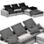 Refined Poliform DUNE Sofa 3D model small image 4