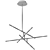 Vele Luce Laser Modern Chandelier 3D model small image 6