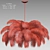 Elegant Ostrich Feather Chandelier 3D model small image 4