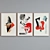 Abstract Collage Picture Frame Set 3D model small image 4