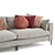 Contemporary Zuiver Summer 3-Seater Sofa 3D model small image 2