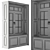 Vintage White Window Set 16 3D model small image 5