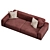 Mod Giorno Sofa, Contemp Loft 3D model small image 12