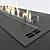 Planika FLA3 Bio Fireplace Model 3D model small image 3