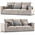 Modern Jesse Alfred Sofa Set 3D model small image 1