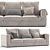 Modern Jesse Alfred Sofa Set 3D model small image 2