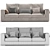 Modern Jesse Alfred Sofa Set 3D model small image 4