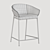 Sleek Pedrali Jazz Barstool Design 3D model small image 3