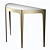 Brushed Brass Console Table - Artemisa 3D model small image 6