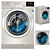 Electrolux EW7WR447W Washer-Dryer Combo 3D model small image 1