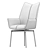 Renzo Chair: Modern White Design 3D model small image 2