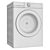 LG Washing & Dryer Set, Smart 3D model small image 4