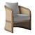 Modern RH Lucia Lounge Chair 3D model small image 6