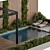 Outdoor Oasis Furniture Set 3D model small image 4