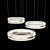 Elegant Crystal Brass Suspension 3D model small image 2