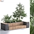 Modern Greenery Box Set 323 3D model small image 1