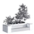 Modern Greenery Box Set 323 3D model small image 6