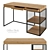 Sleek GRID Desk by mLOFT 3D model small image 7