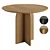 Modern Round Dining Table, Homary 3D model small image 1