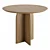 Modern Round Dining Table, Homary 3D model small image 5