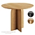 Modern Round Dining Table, Homary 3D model small image 8