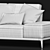 Sleek Park Sofa by Poliform 3D model small image 4