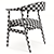 Gommaire Faye Upholstered Armchair 3D model small image 3